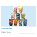 2015 Food Grade Customized 3D Lenticular Cups With Straw